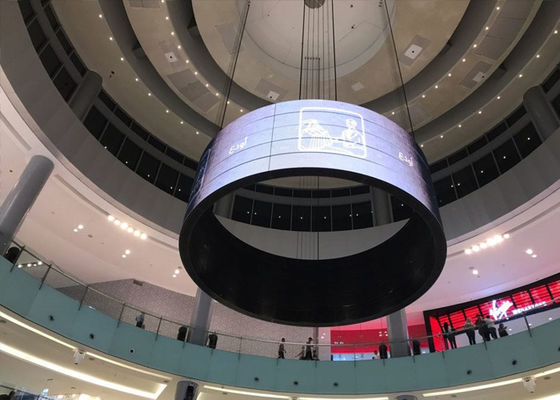 Full Color Flexibele Led Video Display, P1.56 P1.785 P2 P2.5 Cilinder Flexibel Led Scherm