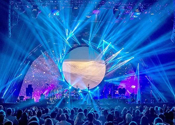 P1.875 P1.538 P2 ronde led-display, 750cd / m2 led-reclamedisplay