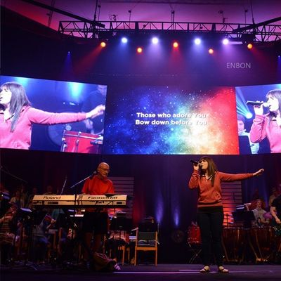 LEIDENE van de P3.91ac110v Binnen Volledige Kleur Vertoning SMD2020 2880HZ