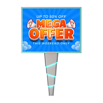 Eenvoudige installatie 8000 nits IP65 p6 staal led billboard buiten advertenties