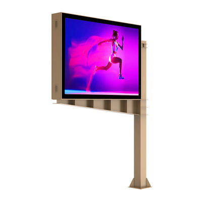 Hoge helderheid 8000nits IP65 p6 led digitaal dubbelzijdig display scherm billboard buiten advertentie