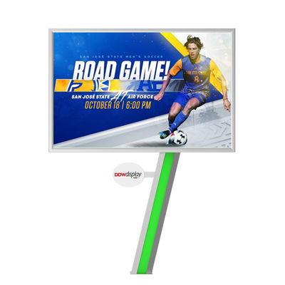 Gemakkelijk te installeren 8000nits IP65 P6 staal led billboard prijs billboards led display buiten