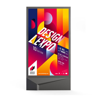 Gemakkelijk te installeren 3840Hz IP65 waterdicht P4 P5 P6 P8 P10 10000nits Buiten LED Mupi led digitale signage