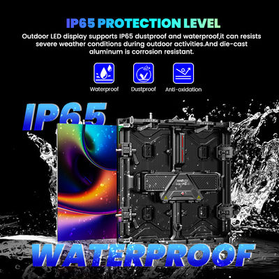 Volle kleur 7680hz waterdicht 500x500 p1.56 p3.91 p2.6 p2.97 p2.604 p2.976 muur video podium verhuur led scherm display