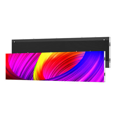 Aluminiumkast Indoor LED-scherm P1.56 P1.95 P2.5 P2.6 P2.9 P3.91, 500x250/750x250/1000x250 mm voor tentoonstellingen en winkelplaten