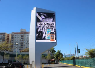 Van de Openlucht Volledige de Kleuren LEIDENE van IP67 P16 de Kant Vertoningsweg met Hoge Contrastenergie - besparing