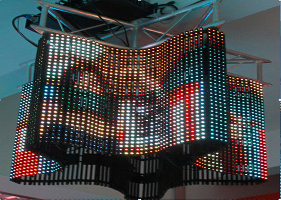 Van de programmeerbare Flexibele LEIDENE van P4 van de de Kleuren Hoge Definitie Gordijnvertoning het Volledige Videoscherm