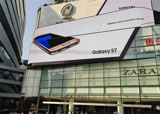 Hoge Helderheids het P10 Gebogen LEIDENE het Schermscherm met Gebogen Kabinetsontwerp