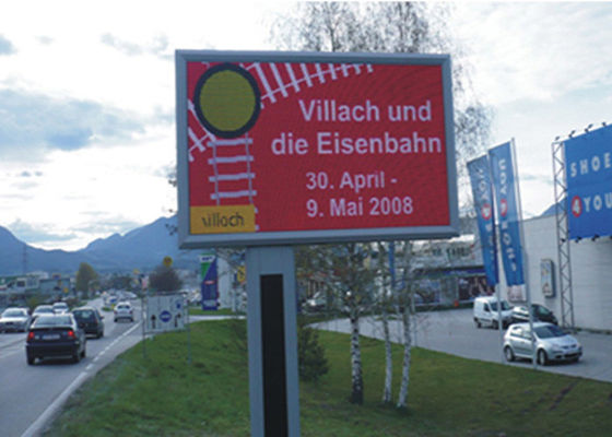 De super Heldere Openlucht Volledige Kleuren LEIDENE Vertoning DIP346 P20 met Statisch Gemakkelijk Aftasten installeert