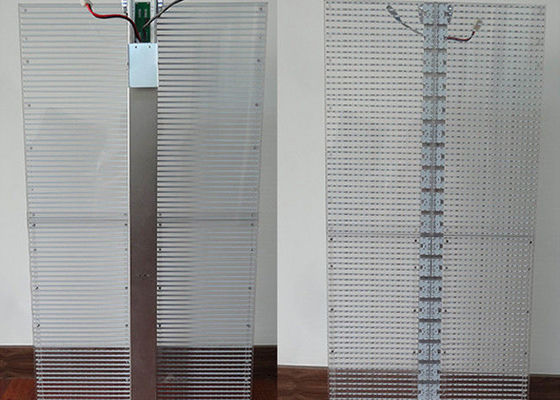 70% van het transparante LEIDENE de Muur het LEIDENE Vertoningsp3.9mm Glas Scherm Lichtgewicht