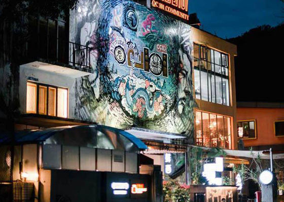 Hoge Helderheids Transparante LEIDENE Vertonings Videomuur 10mm Pixelhoogte 5000nits