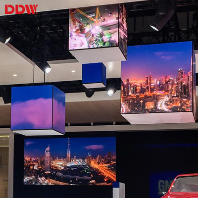 Indoor Custom P2.5mm Led Magic Cube, videoscherm Led Cube Display