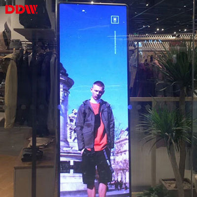 Digitale video-reclame LED-spiegelscherm Indoor ultradunne draagbare P1.75 P2 P2.5