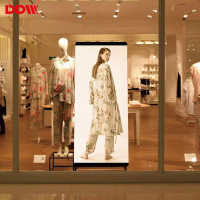 Digitale video-reclame LED-spiegelscherm Indoor ultradunne draagbare P1.75 P2 P2.5