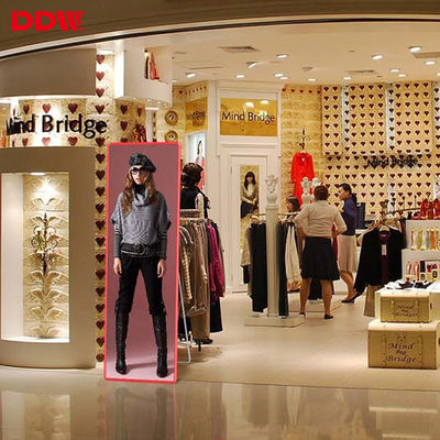 Digitale video-reclame LED-spiegelscherm Indoor ultradunne draagbare P1.75 P2 P2.5