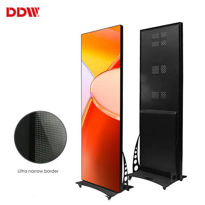 Digitale video-reclame LED-spiegelscherm Indoor ultradunne draagbare P1.75 P2 P2.5
